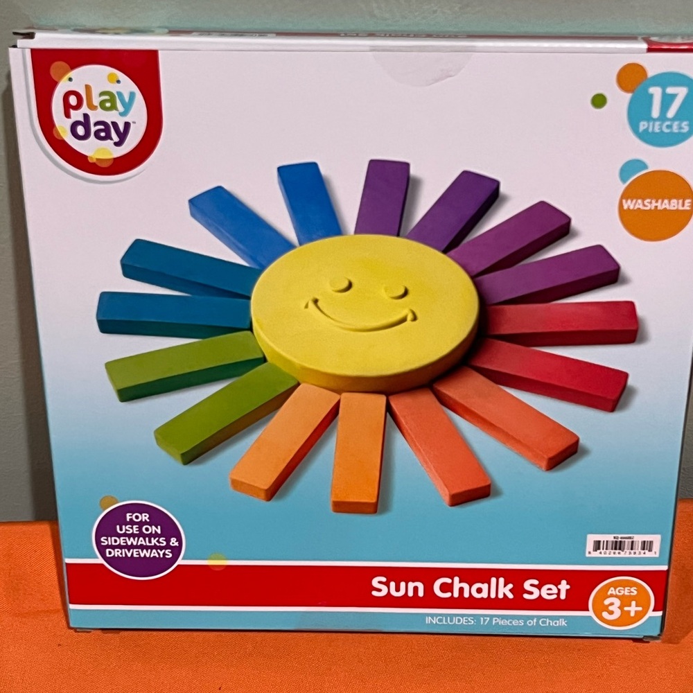 6/$25 Vibrant Sun Chalk Set for Kids - Picture 8 of 8